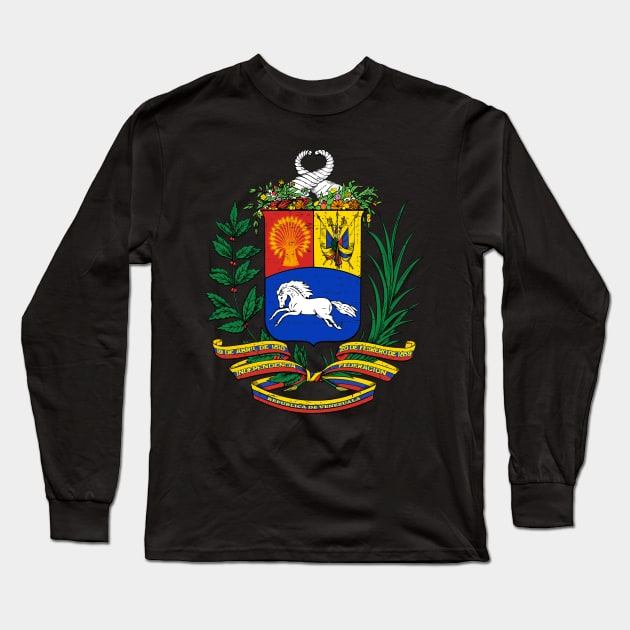 Republica de Venezuela - vintage design Long Sleeve T-Shirt by verde